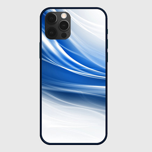 Чехол iPhone 12 Pro Ледяной поток ветра / 3D-Черный – фото 1