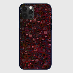 Чехол для iPhone 12 Pro Черепа черепки, цвет: 3D-черный