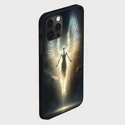 Чехол для iPhone 12 Pro Парящая девушка ангел, цвет: 3D-черный — фото 2