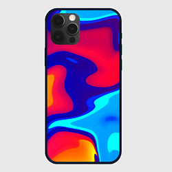 Чехол iPhone 12 Pro Смесь красок ультрафиолет