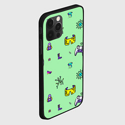Чехол для iPhone 12 Pro Паттерн - геймер, цвет: 3D-черный — фото 2