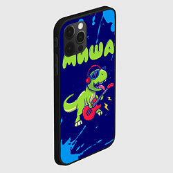 Чехол для iPhone 12 Pro Миша рокозавр, цвет: 3D-черный — фото 2