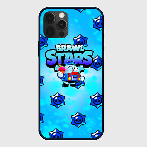 Чехол iPhone 12 Pro Brawl Stars Лу / 3D-Черный – фото 1