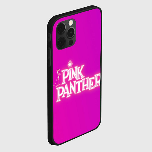 Чехол iPhone 12 Pro Pink panther / 3D-Черный – фото 2
