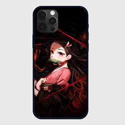 Чехол iPhone 12 Pro Nezuko Demon Slayer art