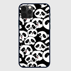 Чехол iPhone 12 Pro Весёлые панды