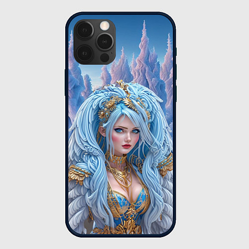 Чехол iPhone 12 Pro Crystal Maiden Dota2 / 3D-Черный – фото 1