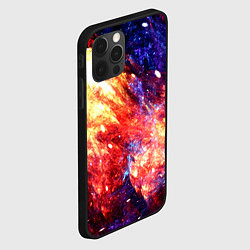 Чехол для iPhone 12 Pro Космическое сияние ночь, цвет: 3D-черный — фото 2