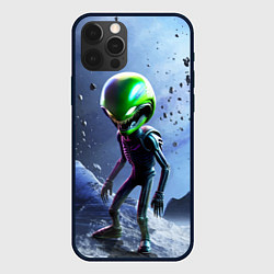 Чехол iPhone 12 Pro Alien during a space storm