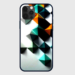 Чехол iPhone 12 Pro Кубики текстура