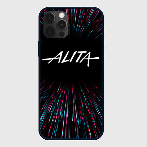 Чехол iPhone 12 Pro Alita infinity / 3D-Черный – фото 1