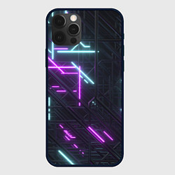 Чехол iPhone 12 Pro Неоновые полосы
