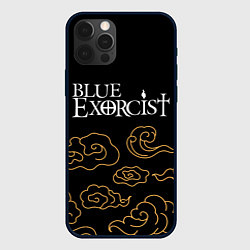 Чехол iPhone 12 Pro Blue Exorcist anime clouds