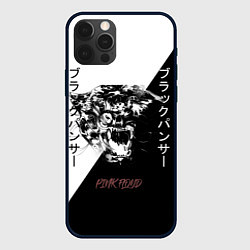 Чехол для iPhone 12 Pro Panther black, цвет: 3D-черный