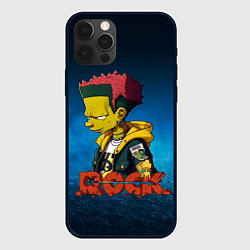 Чехол iPhone 12 Pro Rock music Simpsons