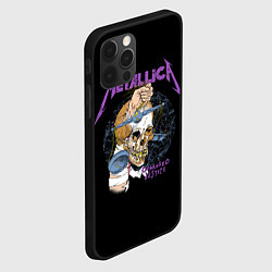 Чехол для iPhone 12 Pro Metallica - damaged justice, цвет: 3D-черный — фото 2