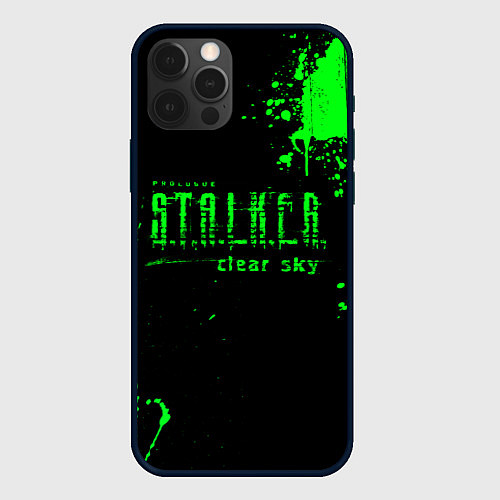 Чехол iPhone 12 Pro Stalker sky art / 3D-Черный – фото 1