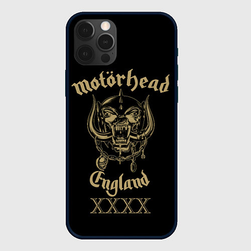 Чехол iPhone 12 Pro Motorhead England / 3D-Черный – фото 1