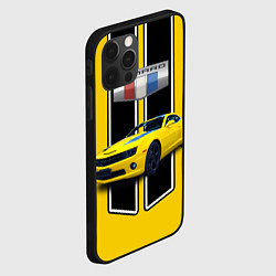 Чехол для iPhone 12 Pro Мощный маслкар Chevrolet Camaro 2010 года, цвет: 3D-черный — фото 2