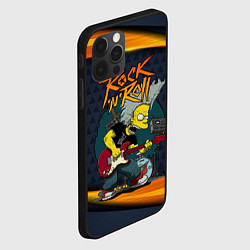 Чехол для iPhone 12 Pro Simpsons RocknRoll, цвет: 3D-черный — фото 2