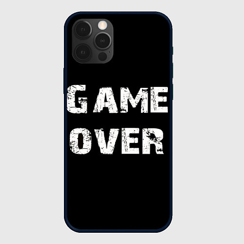 Чехол iPhone 12 Pro Игра окончена / 3D-Черный – фото 1
