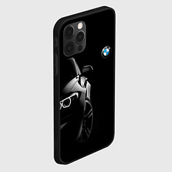 Чехол для iPhone 12 Pro БМВ в тени, цвет: 3D-черный — фото 2