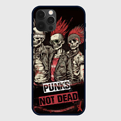 Чехол iPhone 12 Pro Punks not dead