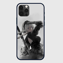 Чехол iPhone 12 Pro YoRHa 2-gou B-gata - android