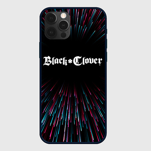 Чехол iPhone 12 Pro Black Clover infinity / 3D-Черный – фото 1