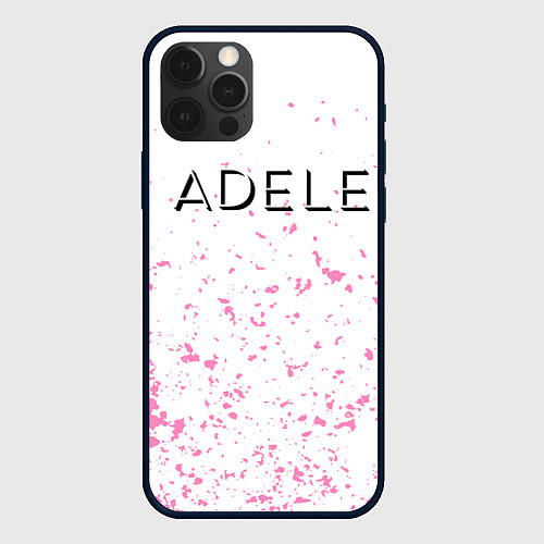 Чехол iPhone 12 Pro Adele брызги / 3D-Черный – фото 1
