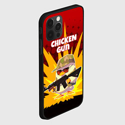 Чехол для iPhone 12 Pro Chicken Gun - спецназ, цвет: 3D-черный — фото 2