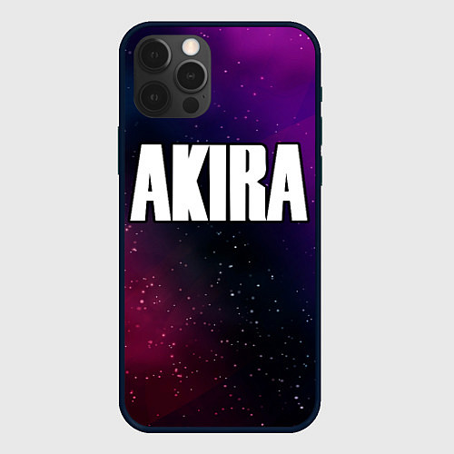 Чехол iPhone 12 Pro Akira gradient space / 3D-Черный – фото 1