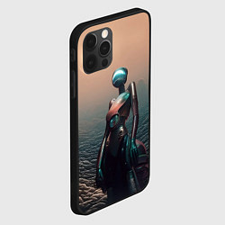 Чехол для iPhone 12 Pro Незнакомка, цвет: 3D-черный — фото 2
