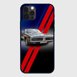 Чехол iPhone 12 Pro Американский маслкар Dodge Charger