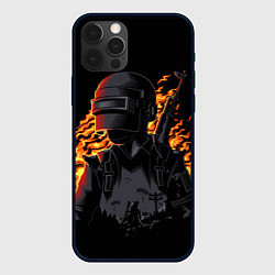 Чехол iPhone 12 Pro PUBG огонь