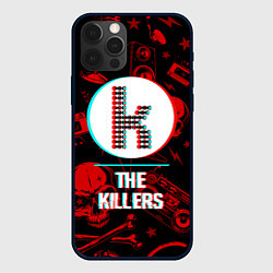 Чехол iPhone 12 Pro The Killers rock glitch