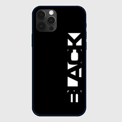 Чехол iPhone 12 Pro Black minimalistik