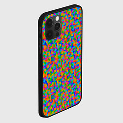 Чехол для iPhone 12 Pro Мелкие блоки Тетрис, цвет: 3D-черный — фото 2
