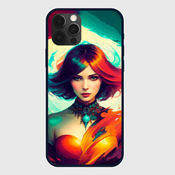 Чехол для iPhone 12 Pro Сюрреалистическая композиция, цвет: 3D-черный