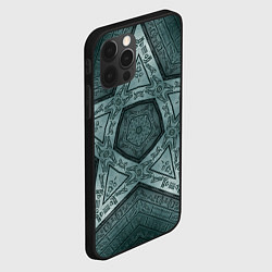Чехол для iPhone 12 Pro Звёздочный древний набор сигилов, цвет: 3D-черный — фото 2