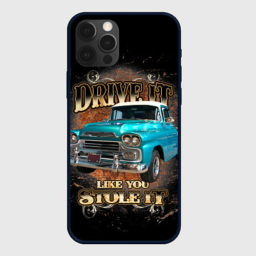 Чехол iPhone 12 Pro Пикап Chevrolet Apache 3100 1959 года / 3D-Черный – фото 1