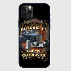 Чехол для iPhone 12 Pro Хот род на базе модели Ford 30-х годов, цвет: 3D-черный