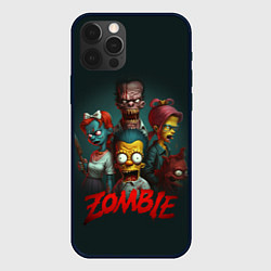 Чехол iPhone 12 Pro Zombie simpsons