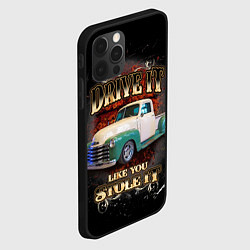 Чехол для iPhone 12 Pro Пикап Chevrolet Thriftmaster, цвет: 3D-черный — фото 2