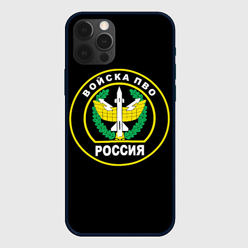 Чехол iPhone 12 Pro ПВО России / 3D-Черный – фото 1
