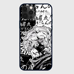 Чехол для iPhone 12 Pro Адский рай - иероглифы, цвет: 3D-черный