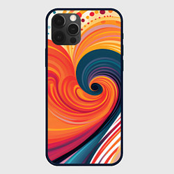 Чехол iPhone 12 Pro Вихрь цвета