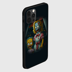 Чехол для iPhone 12 Pro Зомби Симпсоны, цвет: 3D-черный — фото 2