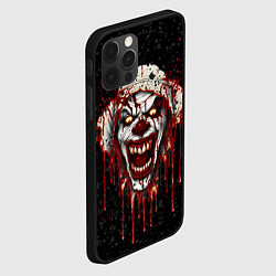 Чехол для iPhone 12 Pro Bloody clown, цвет: 3D-черный — фото 2