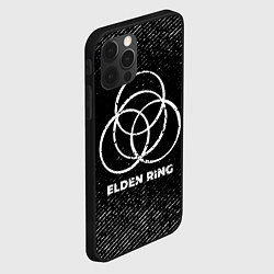 Чехол для iPhone 12 Pro Elden Ring с потертостями на темном фоне, цвет: 3D-черный — фото 2